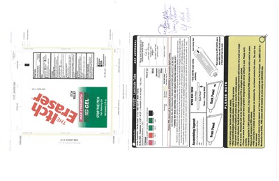 Primary Packaging (The Itch Eraser Gel Tube)